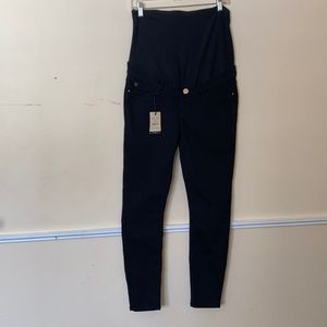 Maternity River Island Molly black jeggings Size 12R. NWT